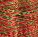 Spule Poly Sheen Multi Mexicana, bunt mit Rot, Orange, Grün und Gelb
